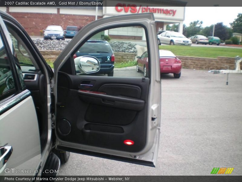 Gold Mist / Ebony/Ebony 2007 Cadillac Escalade AWD