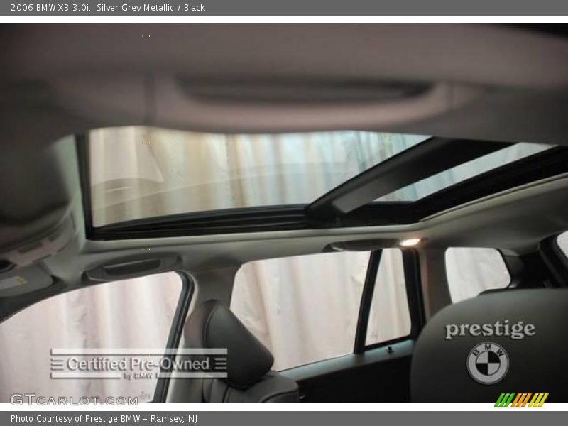Silver Grey Metallic / Black 2006 BMW X3 3.0i