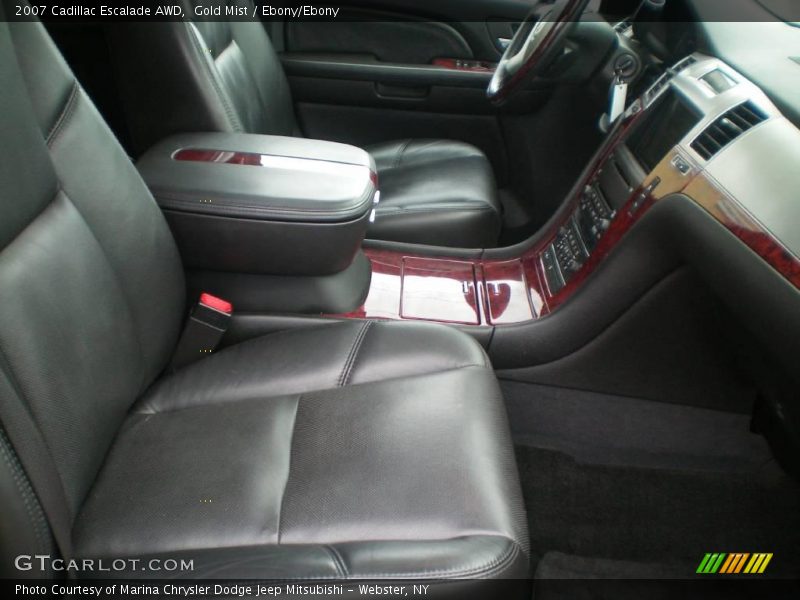 Gold Mist / Ebony/Ebony 2007 Cadillac Escalade AWD