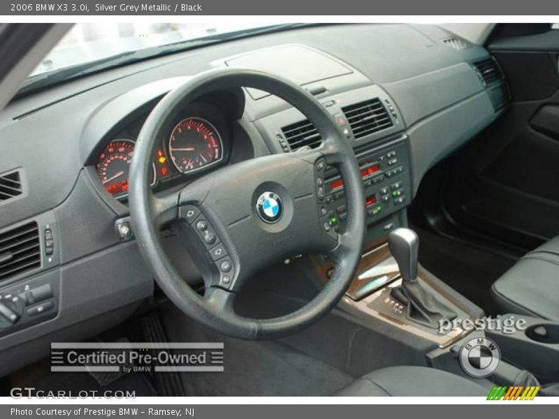 Silver Grey Metallic / Black 2006 BMW X3 3.0i