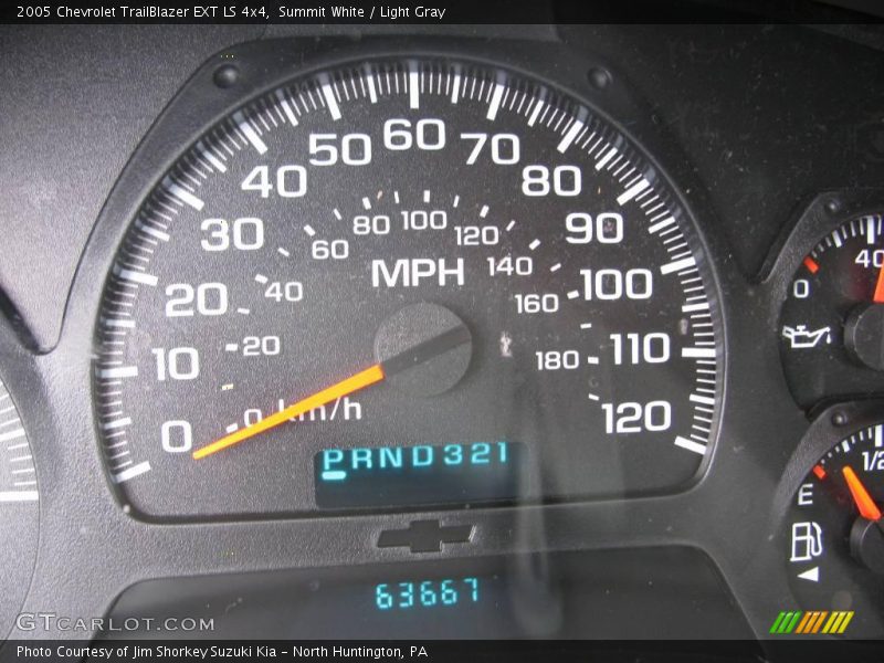 Summit White / Light Gray 2005 Chevrolet TrailBlazer EXT LS 4x4