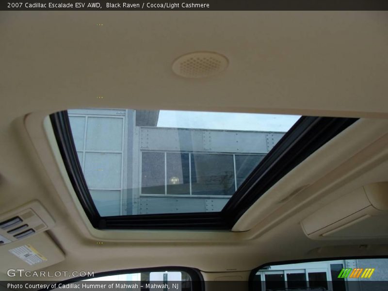 Black Raven / Cocoa/Light Cashmere 2007 Cadillac Escalade ESV AWD