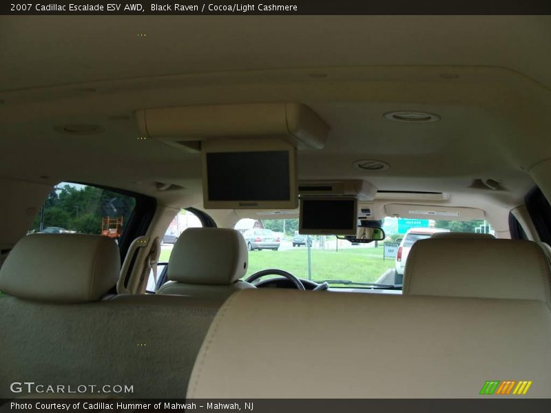Black Raven / Cocoa/Light Cashmere 2007 Cadillac Escalade ESV AWD