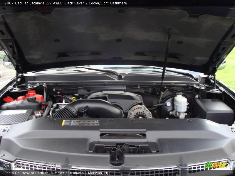 Black Raven / Cocoa/Light Cashmere 2007 Cadillac Escalade ESV AWD