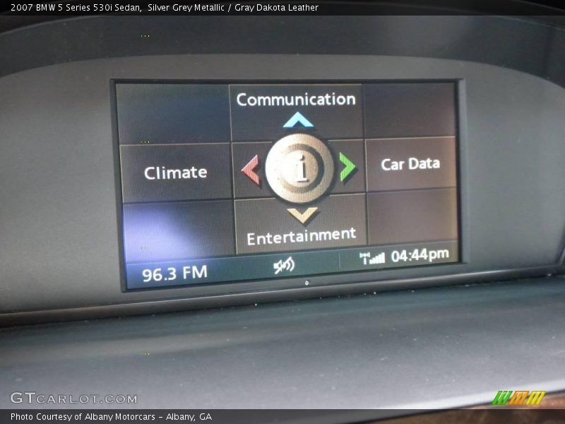 Silver Grey Metallic / Gray Dakota Leather 2007 BMW 5 Series 530i Sedan