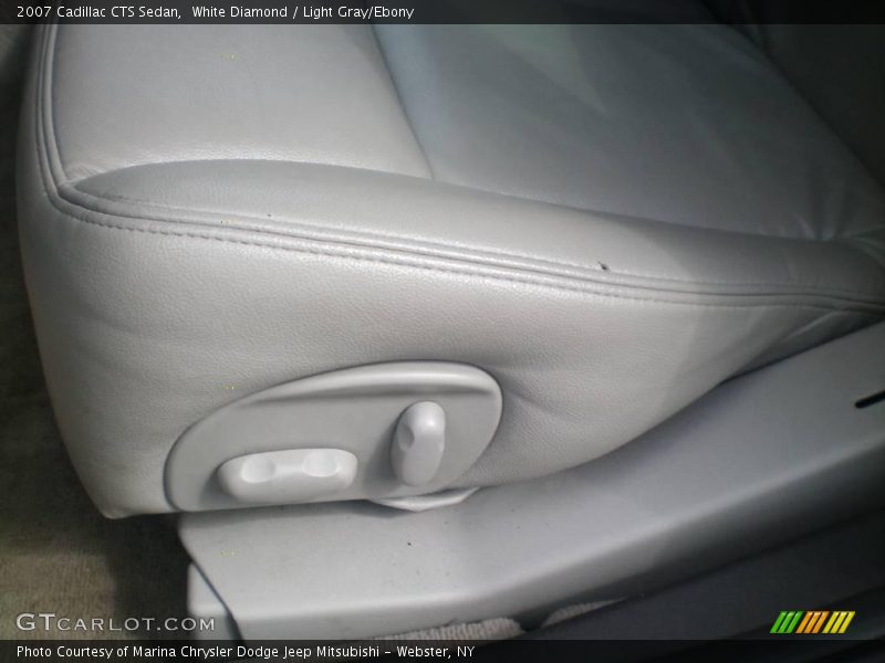 White Diamond / Light Gray/Ebony 2007 Cadillac CTS Sedan