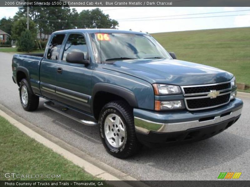 Blue Granite Metallic / Dark Charcoal 2006 Chevrolet Silverado 1500 LS Extended Cab 4x4
