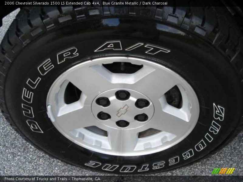 Blue Granite Metallic / Dark Charcoal 2006 Chevrolet Silverado 1500 LS Extended Cab 4x4