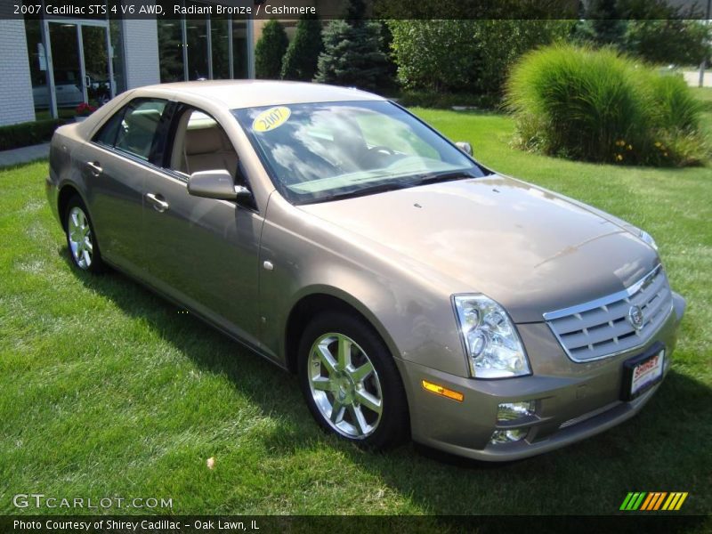 Radiant Bronze / Cashmere 2007 Cadillac STS 4 V6 AWD