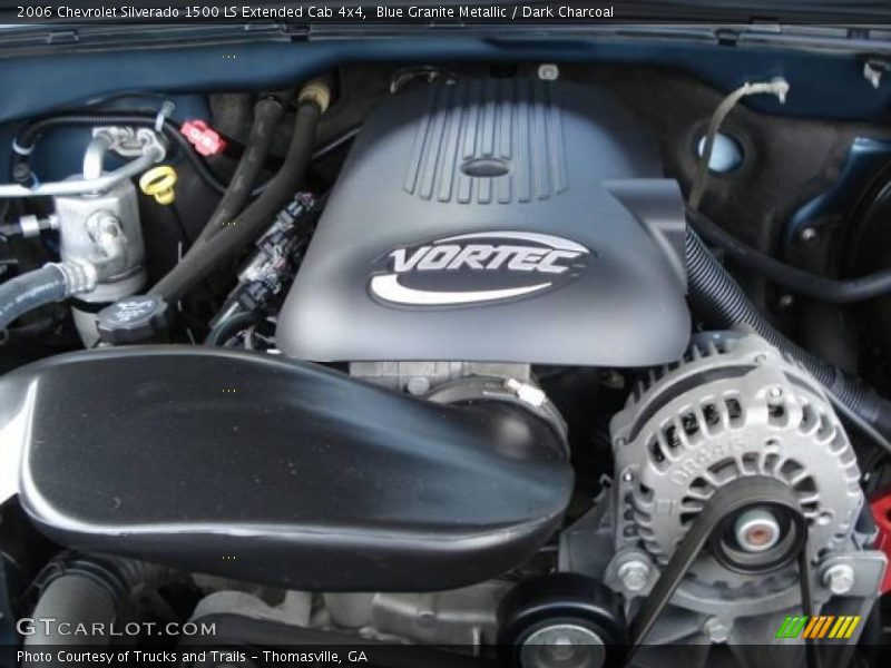 Blue Granite Metallic / Dark Charcoal 2006 Chevrolet Silverado 1500 LS Extended Cab 4x4