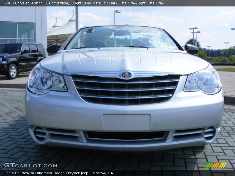 Bright Silver Metallic / Dark Slate Gray/Light Slate Gray 2008 Chrysler Sebring LX Convertible