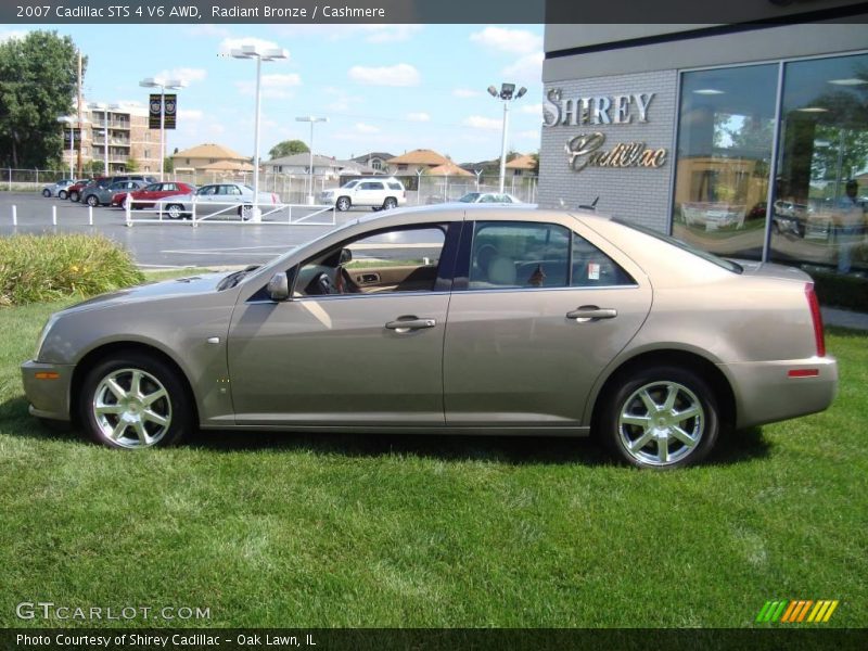 Radiant Bronze / Cashmere 2007 Cadillac STS 4 V6 AWD