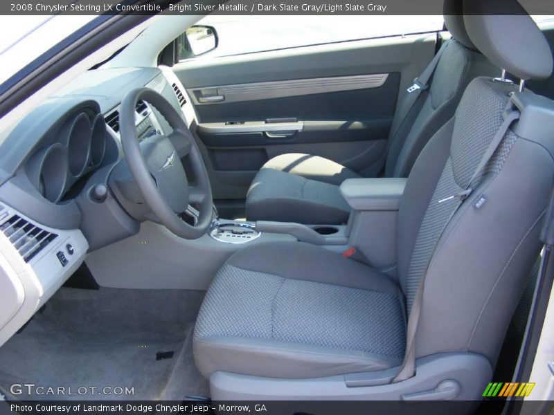 Bright Silver Metallic / Dark Slate Gray/Light Slate Gray 2008 Chrysler Sebring LX Convertible