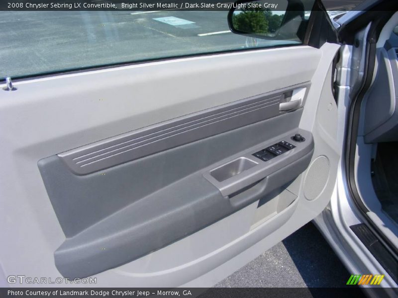 Bright Silver Metallic / Dark Slate Gray/Light Slate Gray 2008 Chrysler Sebring LX Convertible