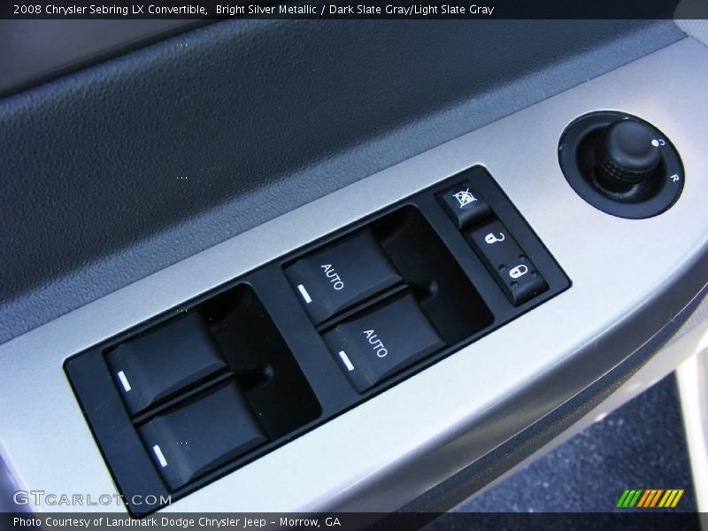 Bright Silver Metallic / Dark Slate Gray/Light Slate Gray 2008 Chrysler Sebring LX Convertible