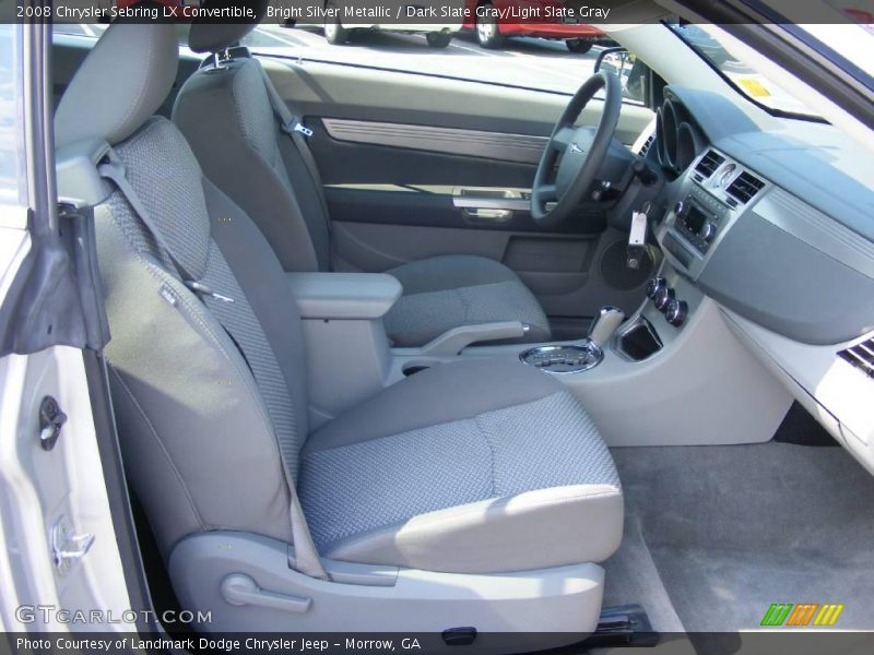 Bright Silver Metallic / Dark Slate Gray/Light Slate Gray 2008 Chrysler Sebring LX Convertible