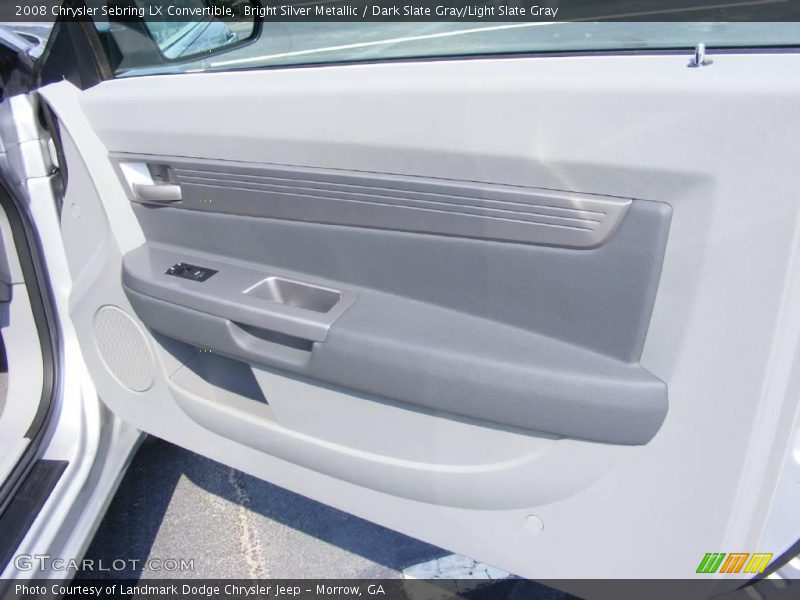 Bright Silver Metallic / Dark Slate Gray/Light Slate Gray 2008 Chrysler Sebring LX Convertible