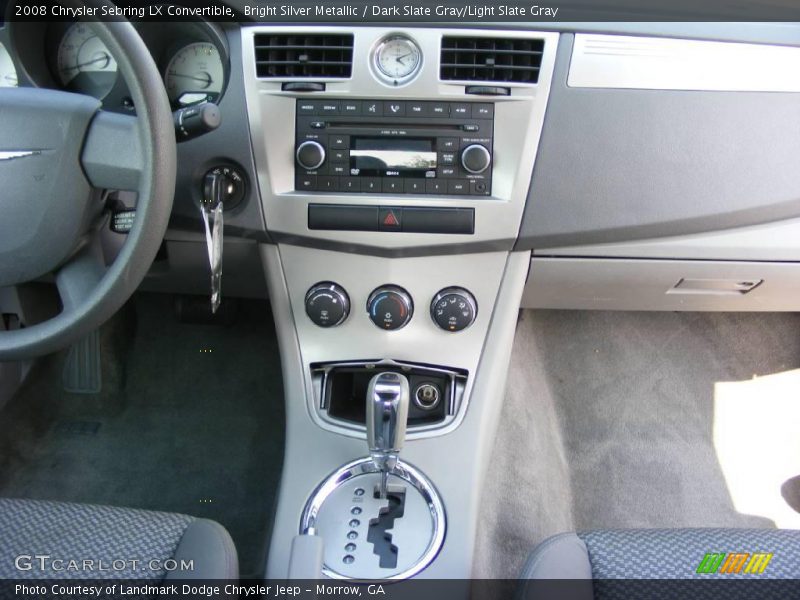 Bright Silver Metallic / Dark Slate Gray/Light Slate Gray 2008 Chrysler Sebring LX Convertible