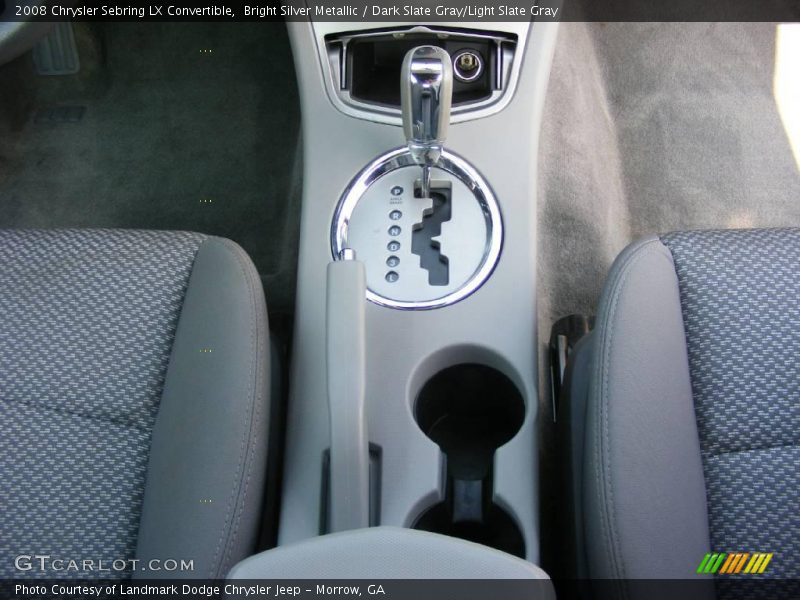 Bright Silver Metallic / Dark Slate Gray/Light Slate Gray 2008 Chrysler Sebring LX Convertible