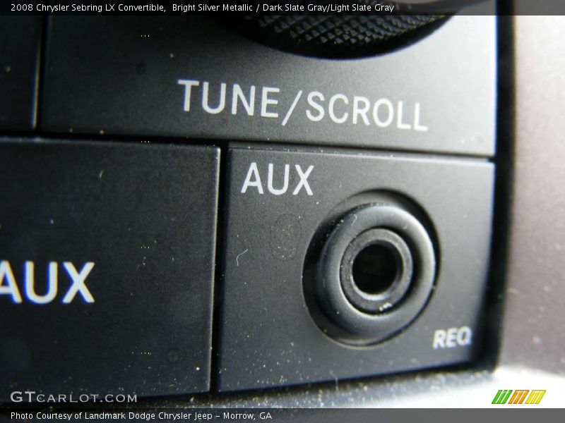 Bright Silver Metallic / Dark Slate Gray/Light Slate Gray 2008 Chrysler Sebring LX Convertible