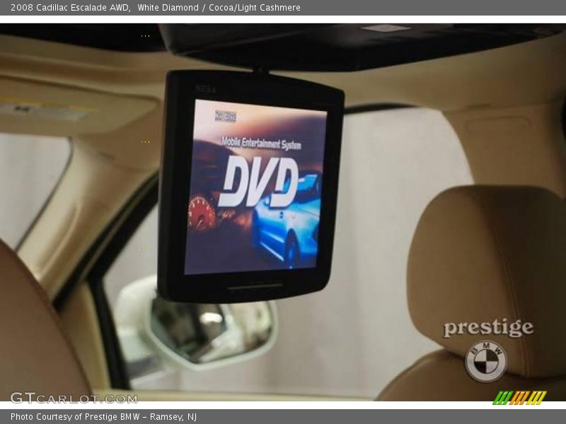 White Diamond / Cocoa/Light Cashmere 2008 Cadillac Escalade AWD