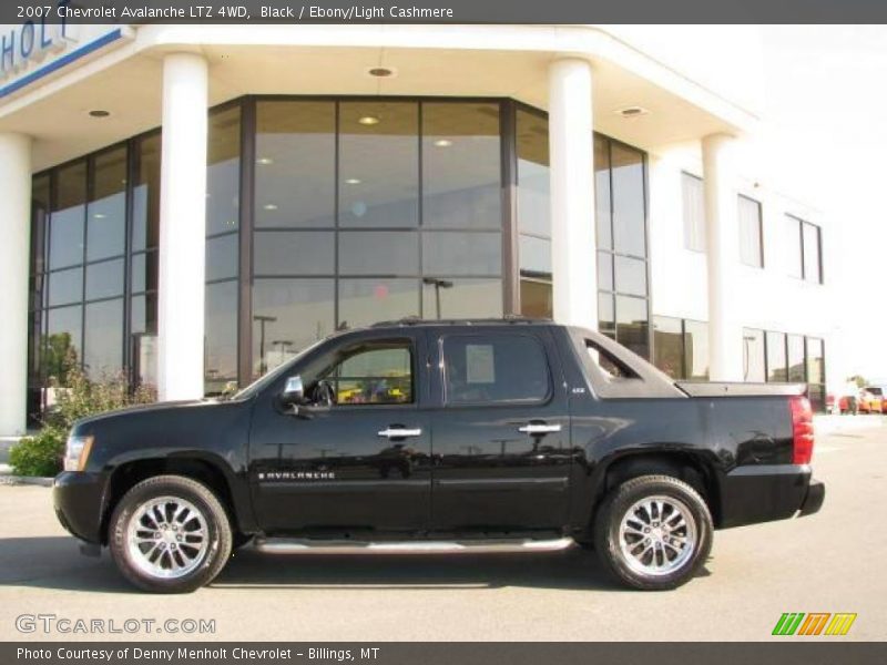 Black / Ebony/Light Cashmere 2007 Chevrolet Avalanche LTZ 4WD