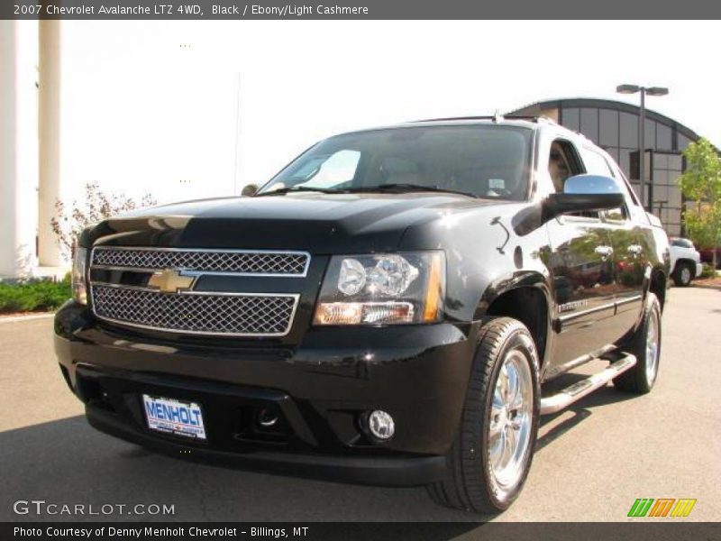 Black / Ebony/Light Cashmere 2007 Chevrolet Avalanche LTZ 4WD