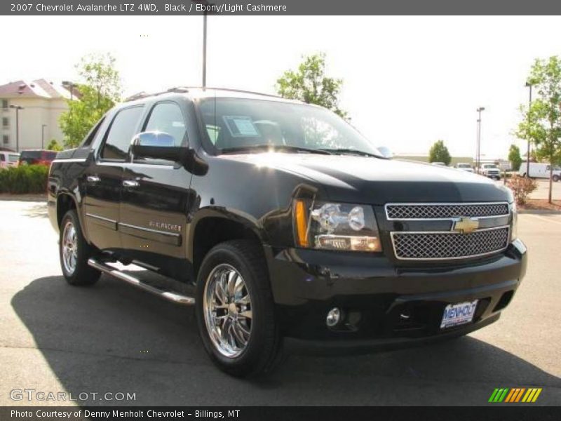 Black / Ebony/Light Cashmere 2007 Chevrolet Avalanche LTZ 4WD