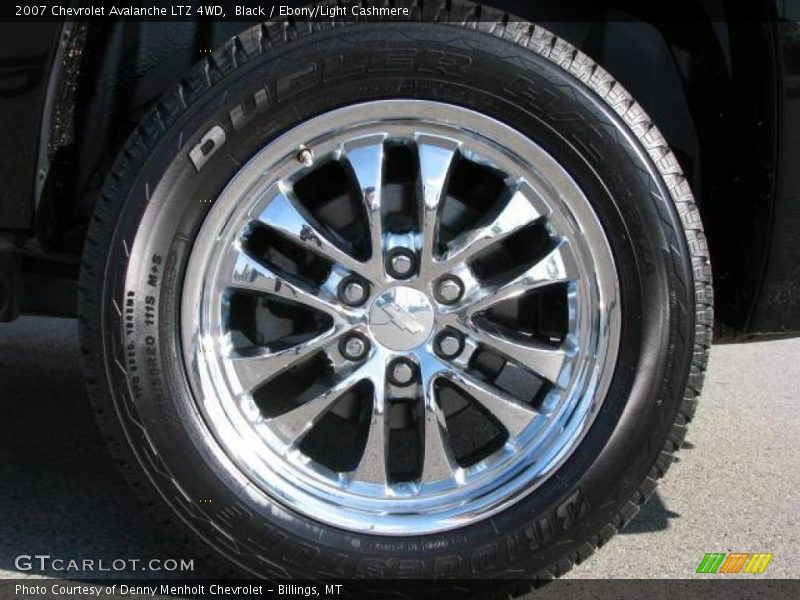 Black / Ebony/Light Cashmere 2007 Chevrolet Avalanche LTZ 4WD