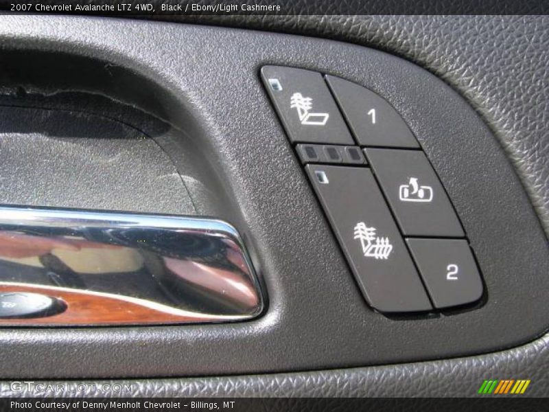 Black / Ebony/Light Cashmere 2007 Chevrolet Avalanche LTZ 4WD