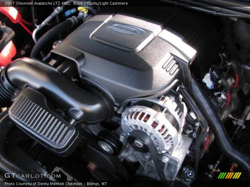 Black / Ebony/Light Cashmere 2007 Chevrolet Avalanche LTZ 4WD