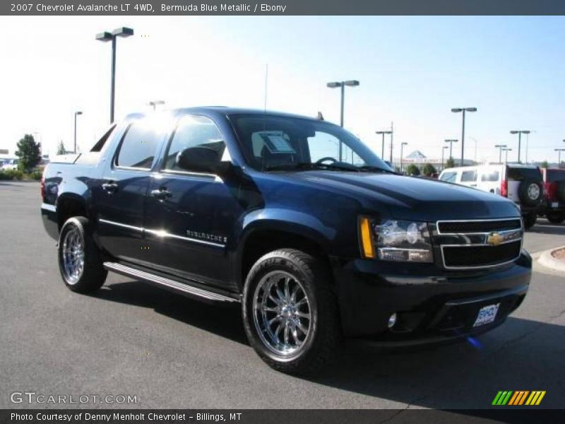 Bermuda Blue Metallic / Ebony 2007 Chevrolet Avalanche LT 4WD