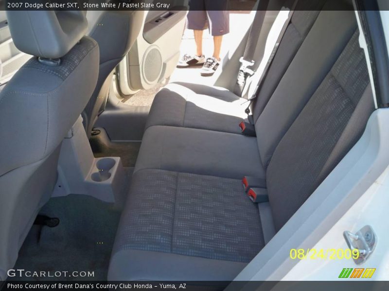 Stone White / Pastel Slate Gray 2007 Dodge Caliber SXT