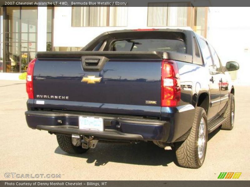 Bermuda Blue Metallic / Ebony 2007 Chevrolet Avalanche LT 4WD