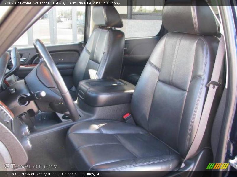 Bermuda Blue Metallic / Ebony 2007 Chevrolet Avalanche LT 4WD