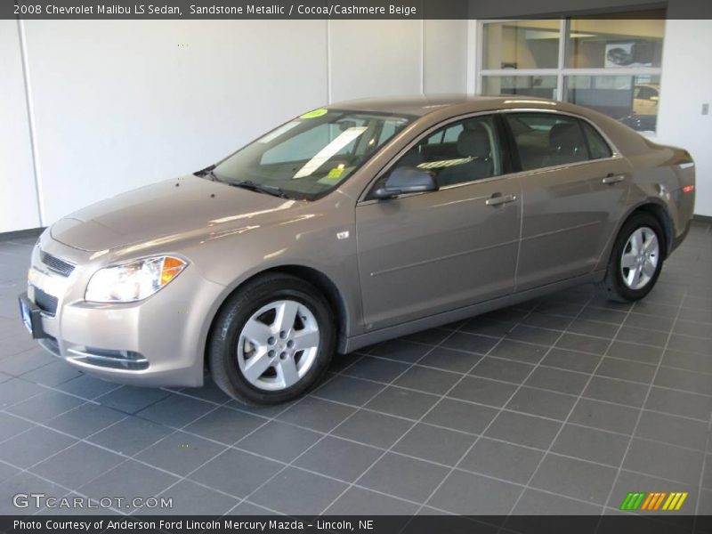 Sandstone Metallic / Cocoa/Cashmere Beige 2008 Chevrolet Malibu LS Sedan