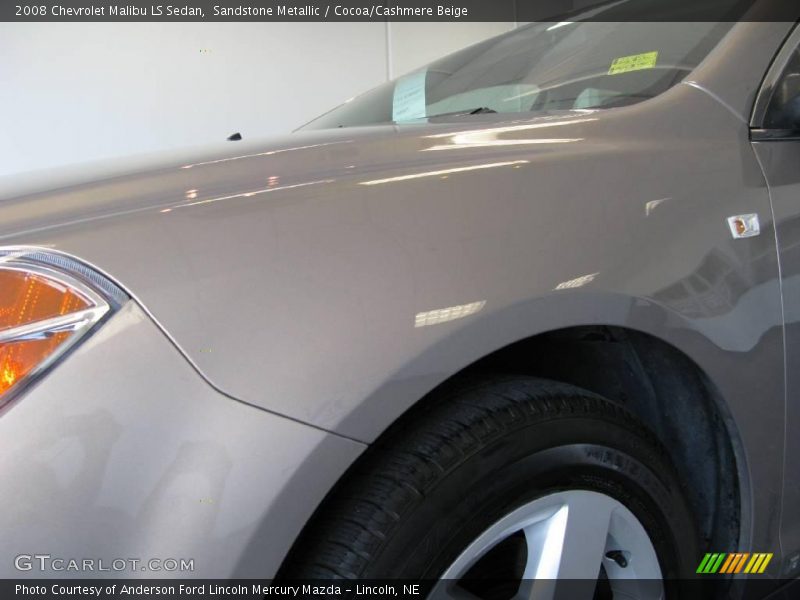 Sandstone Metallic / Cocoa/Cashmere Beige 2008 Chevrolet Malibu LS Sedan