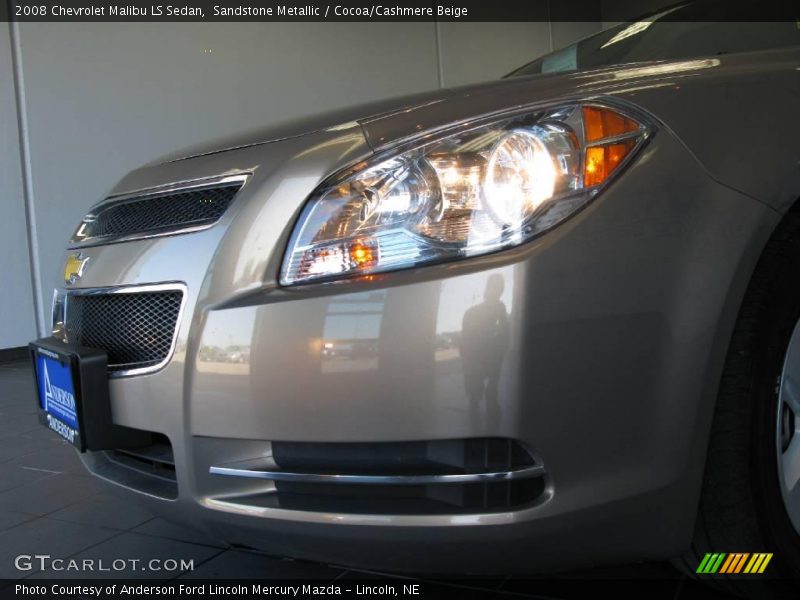Sandstone Metallic / Cocoa/Cashmere Beige 2008 Chevrolet Malibu LS Sedan