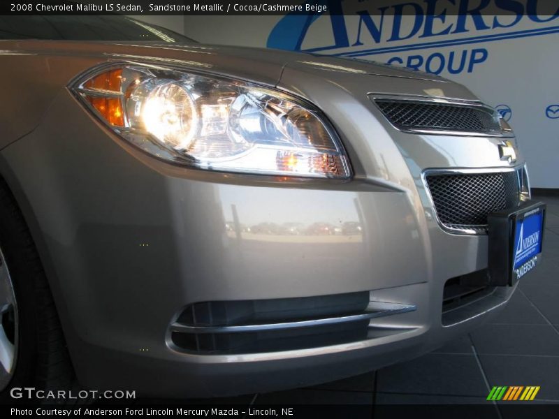 Sandstone Metallic / Cocoa/Cashmere Beige 2008 Chevrolet Malibu LS Sedan