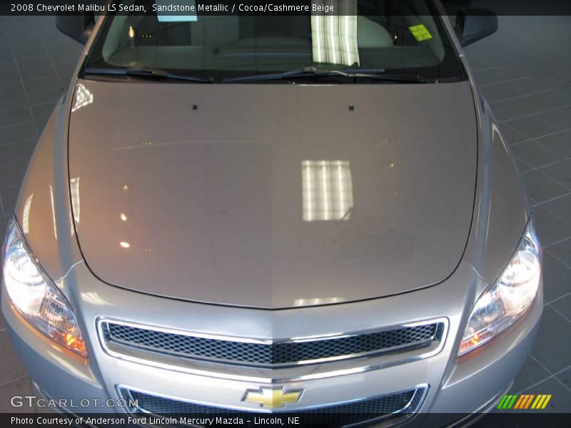 Sandstone Metallic / Cocoa/Cashmere Beige 2008 Chevrolet Malibu LS Sedan