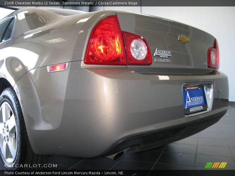 Sandstone Metallic / Cocoa/Cashmere Beige 2008 Chevrolet Malibu LS Sedan
