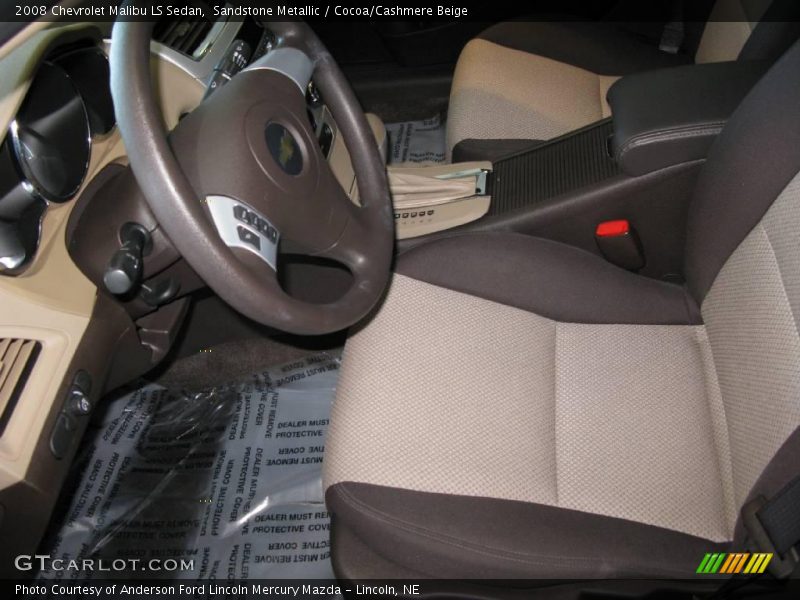 Sandstone Metallic / Cocoa/Cashmere Beige 2008 Chevrolet Malibu LS Sedan