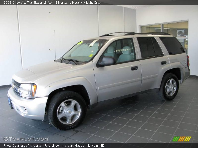 Silverstone Metallic / Light Gray 2008 Chevrolet TrailBlazer LS 4x4