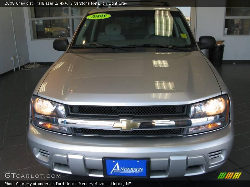 Silverstone Metallic / Light Gray 2008 Chevrolet TrailBlazer LS 4x4