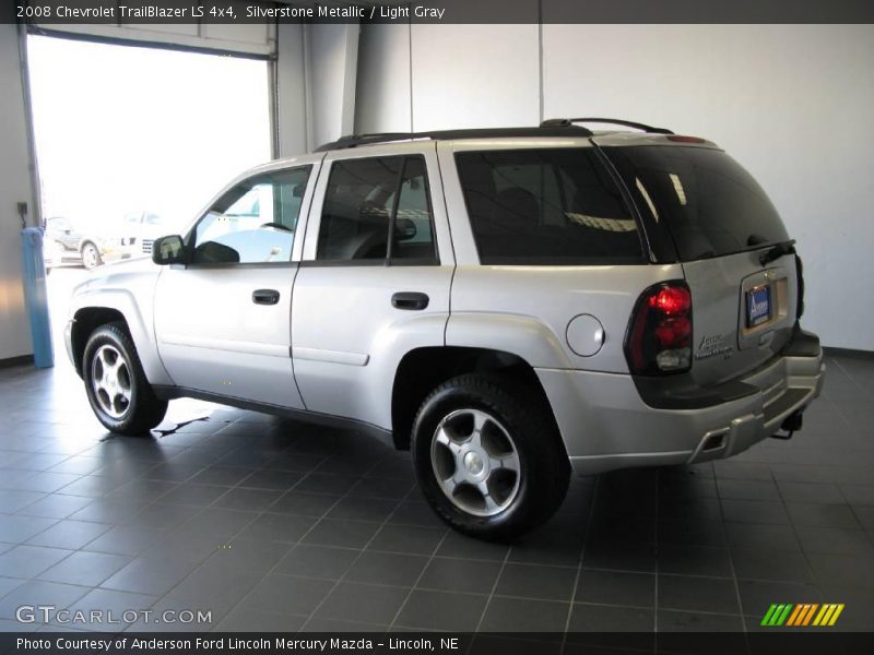 Silverstone Metallic / Light Gray 2008 Chevrolet TrailBlazer LS 4x4