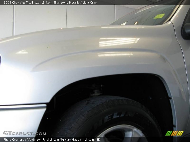 Silverstone Metallic / Light Gray 2008 Chevrolet TrailBlazer LS 4x4