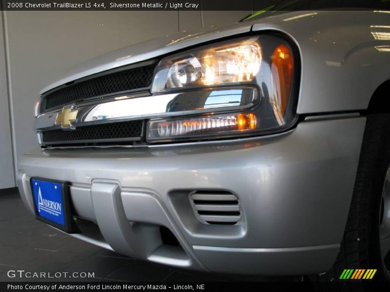 Silverstone Metallic / Light Gray 2008 Chevrolet TrailBlazer LS 4x4