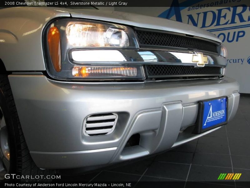 Silverstone Metallic / Light Gray 2008 Chevrolet TrailBlazer LS 4x4