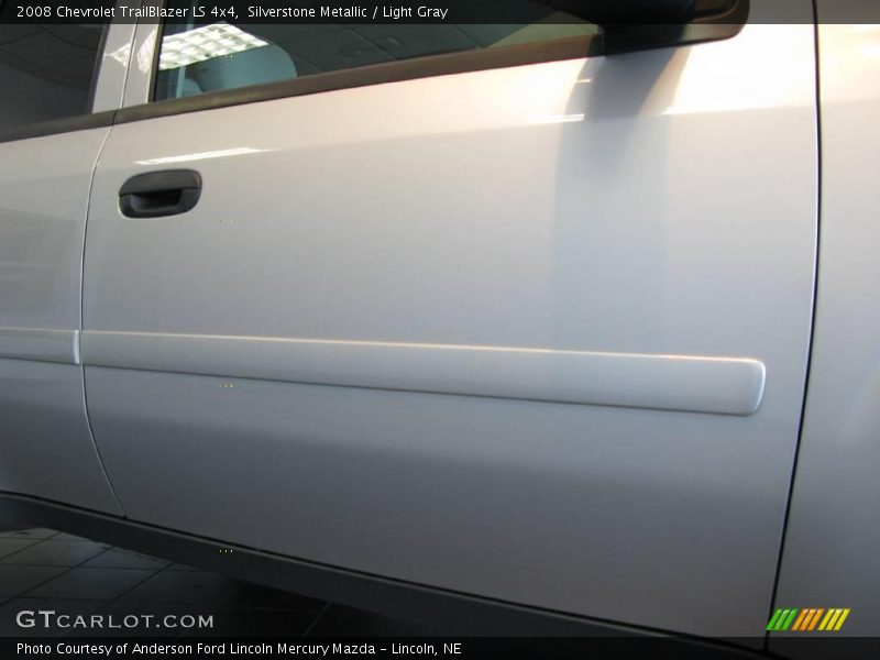 Silverstone Metallic / Light Gray 2008 Chevrolet TrailBlazer LS 4x4