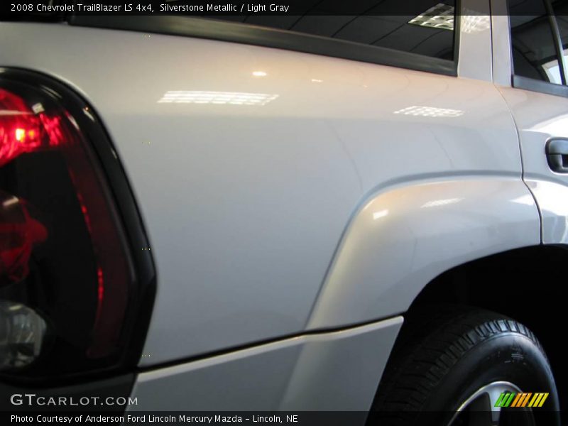 Silverstone Metallic / Light Gray 2008 Chevrolet TrailBlazer LS 4x4